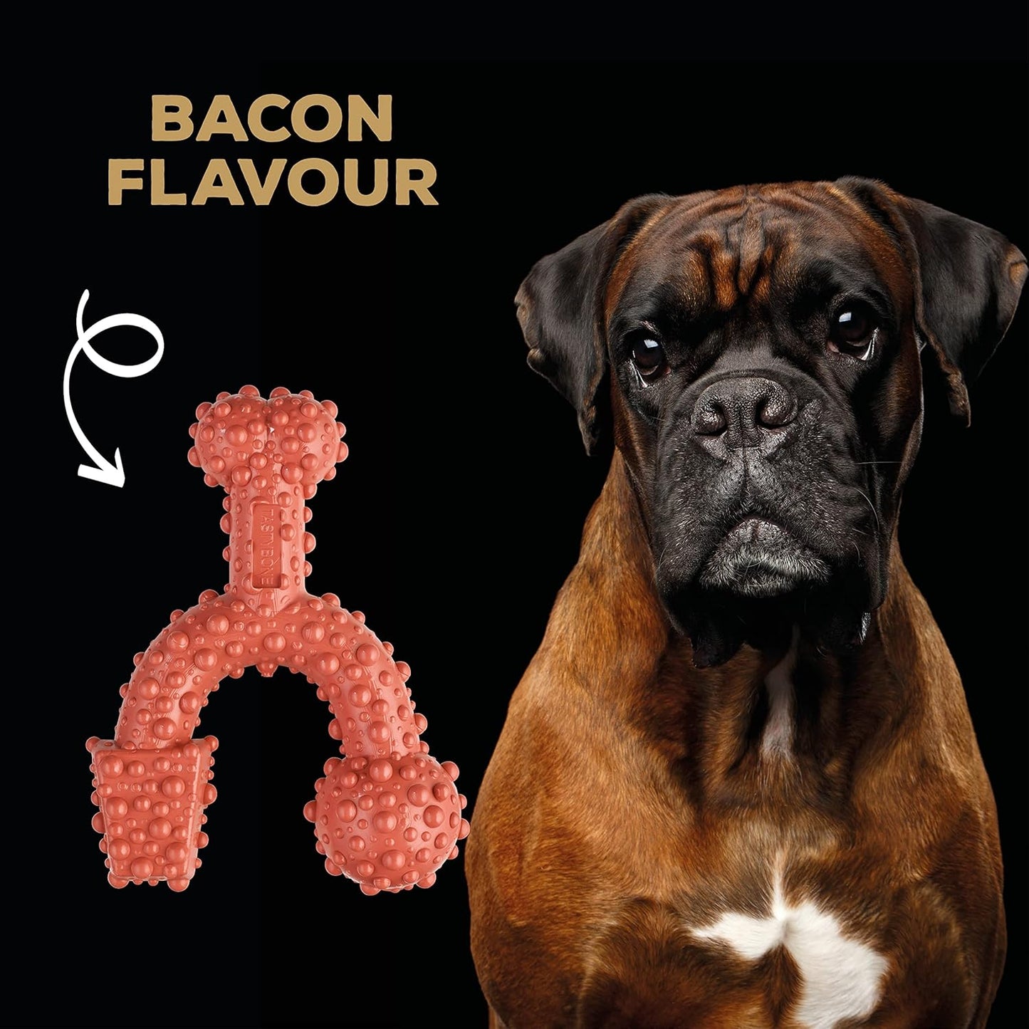 Tastybone Trio Bone Large Bacon