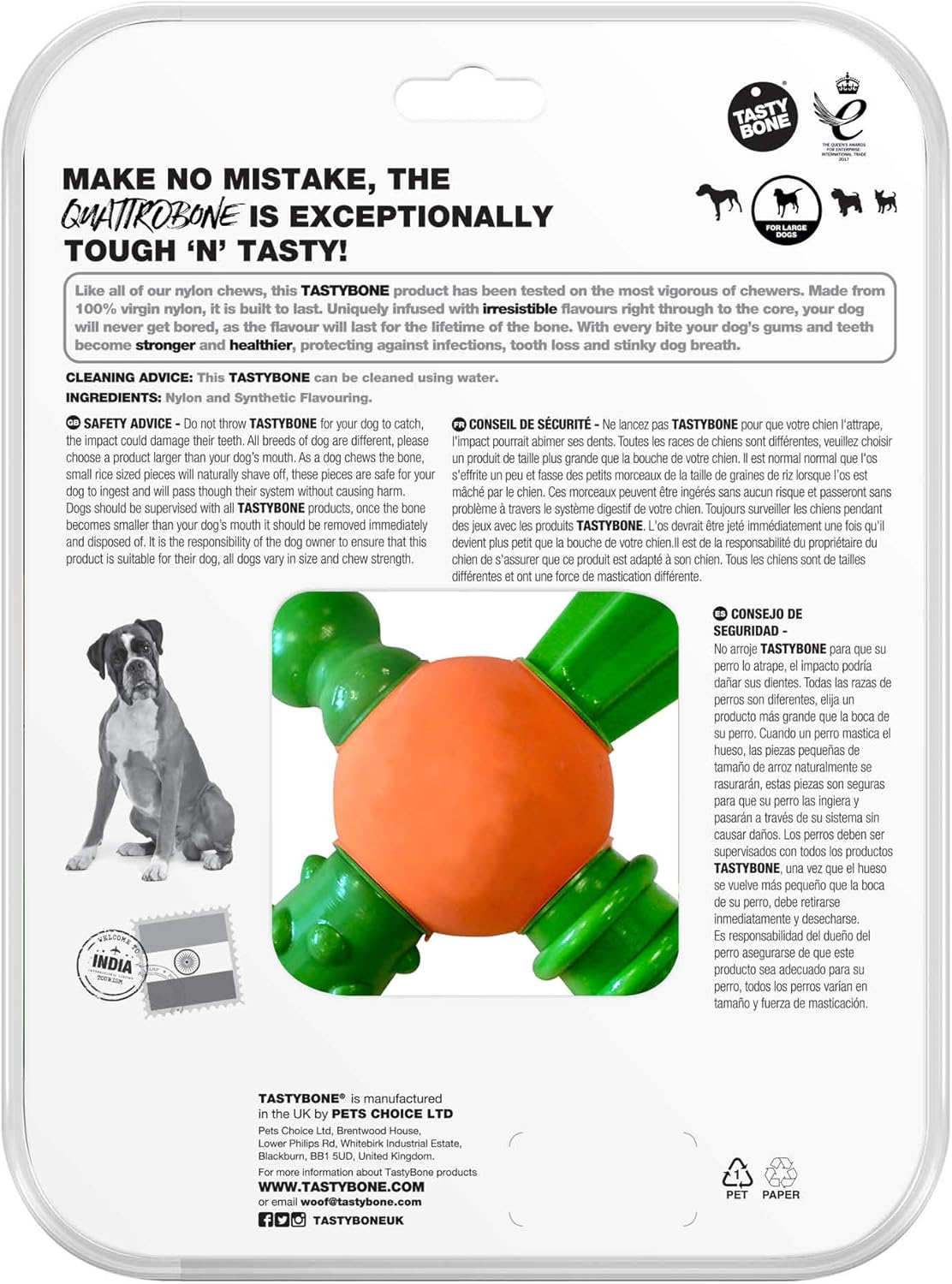 Quatrobone Tastybone Large Chicken Tikka