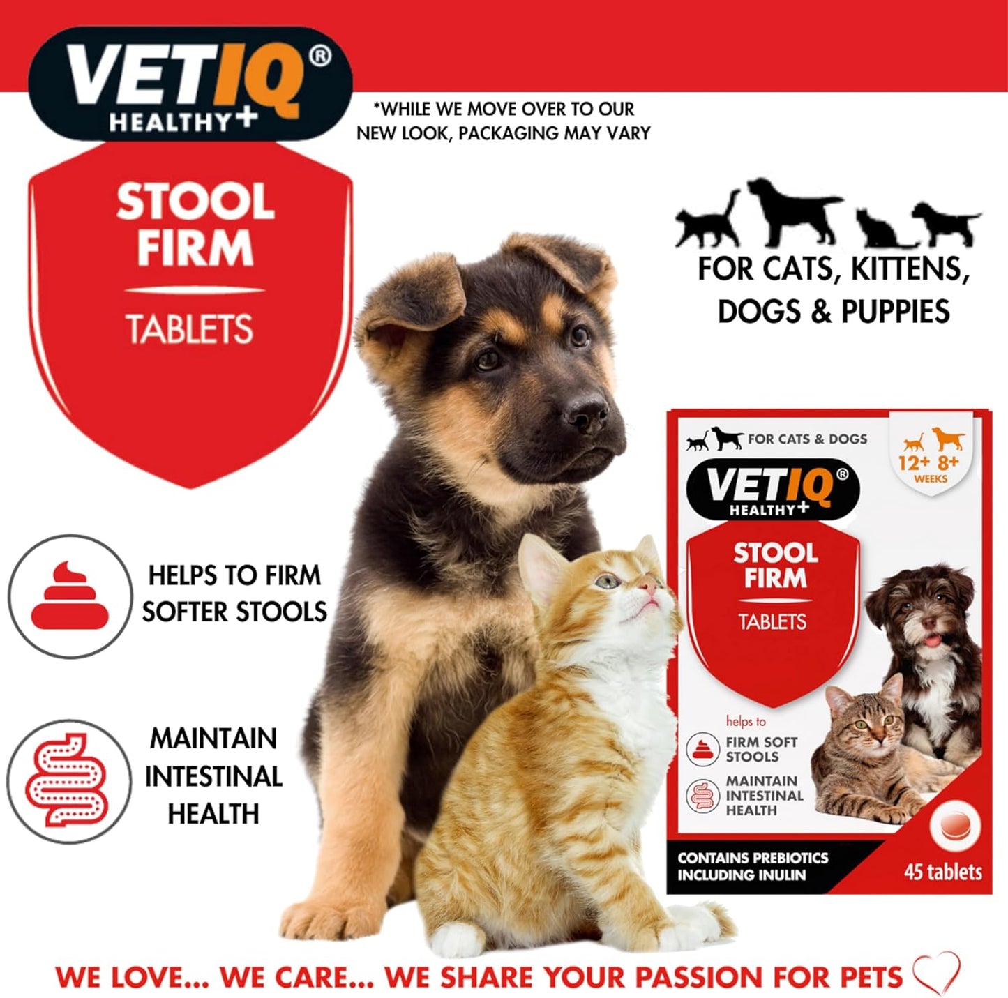 VetIQ Stool Firm 45 Tablets