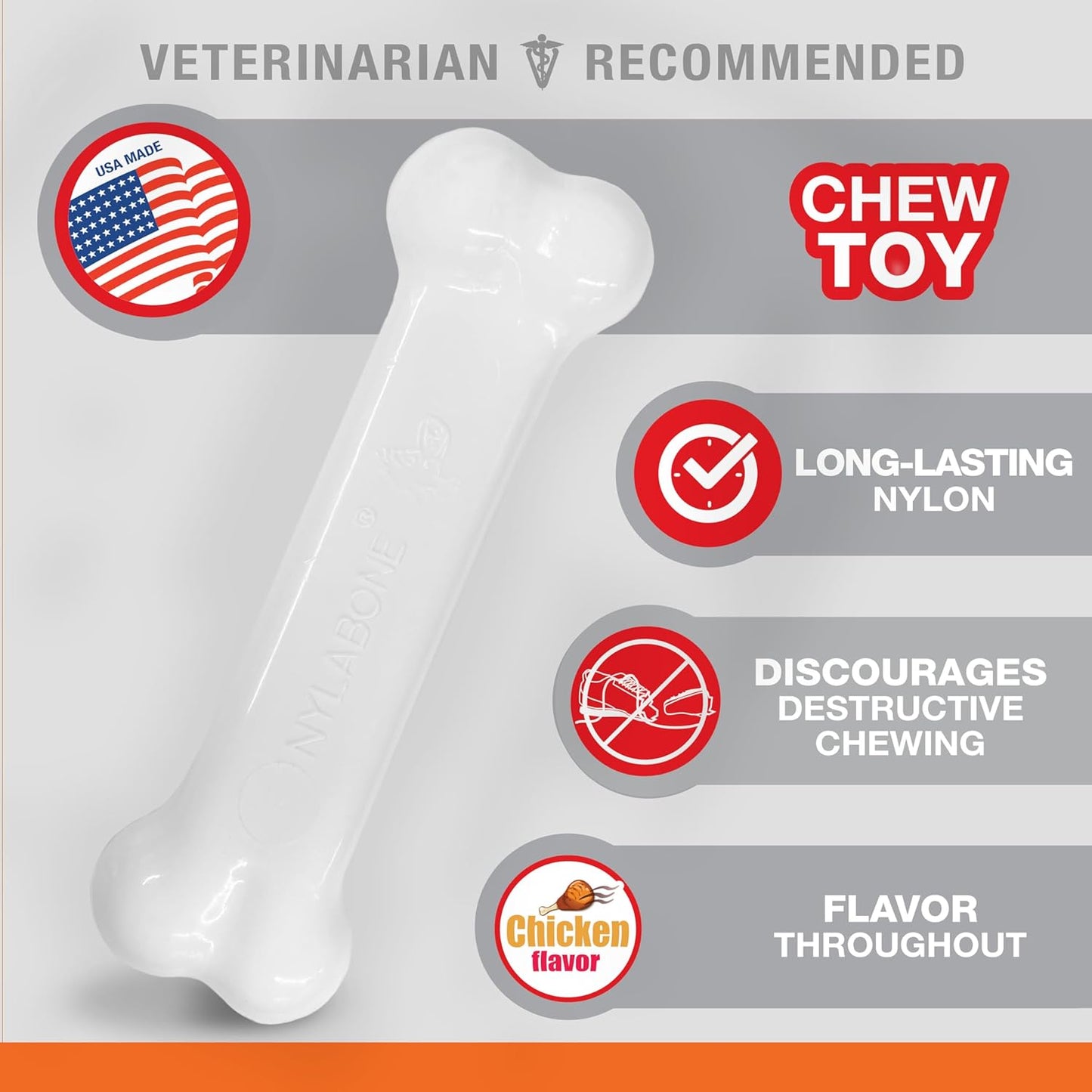 Nylabone Dura Chew Chicken Regular