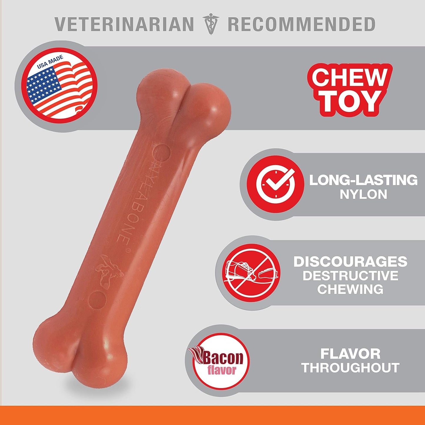 Nylabone Dura Chew Regular Bacon