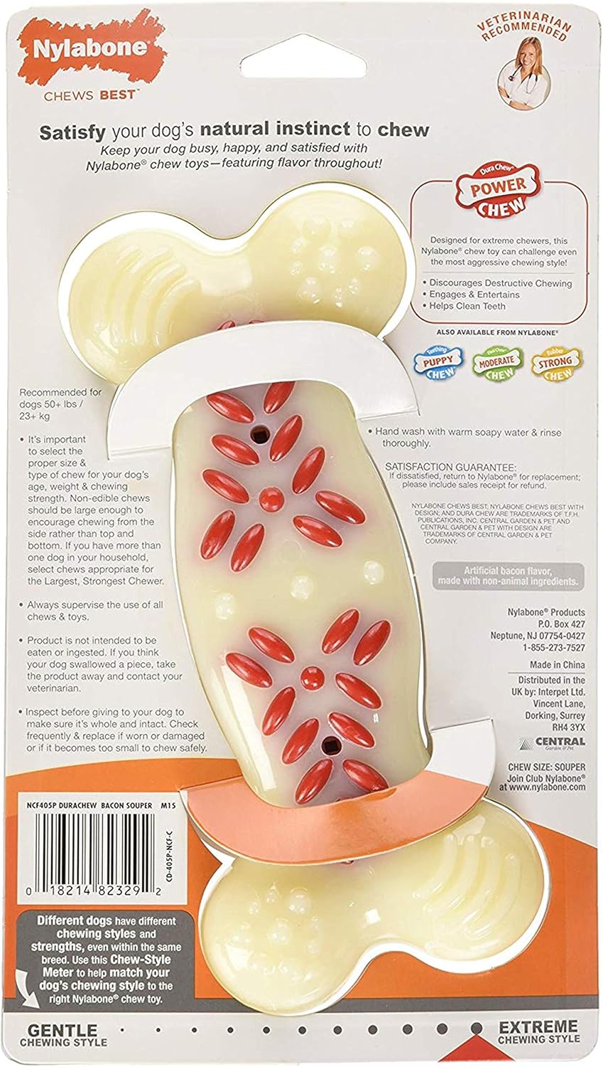 Nylabone Dura Chew Action Nubs Souper Bacon