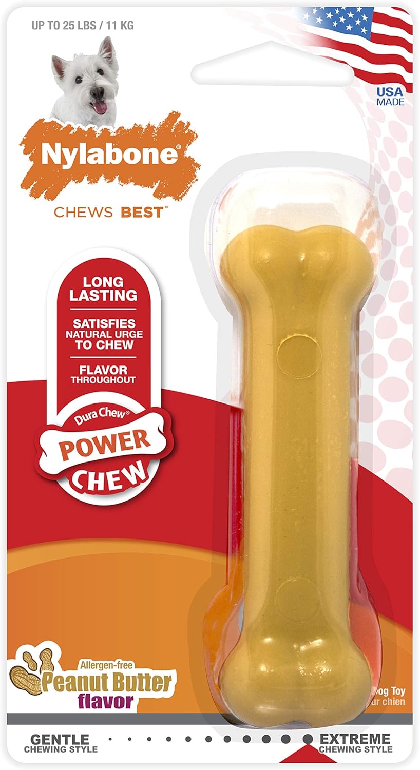 Nylabone Peanut Butter Dura Chew Regular