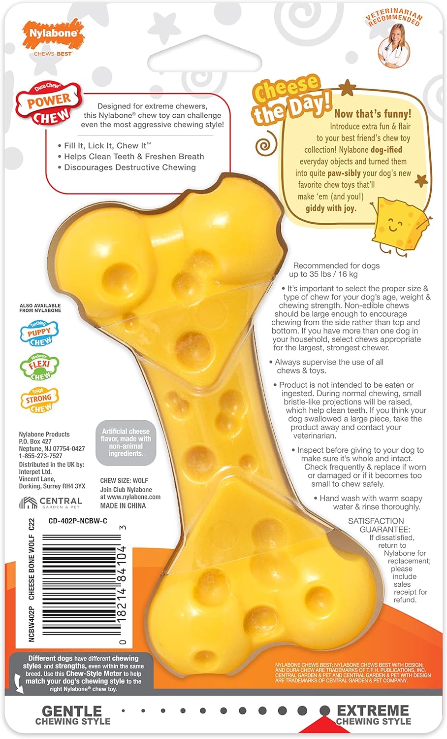 Nylabone Cheese Bone Medium