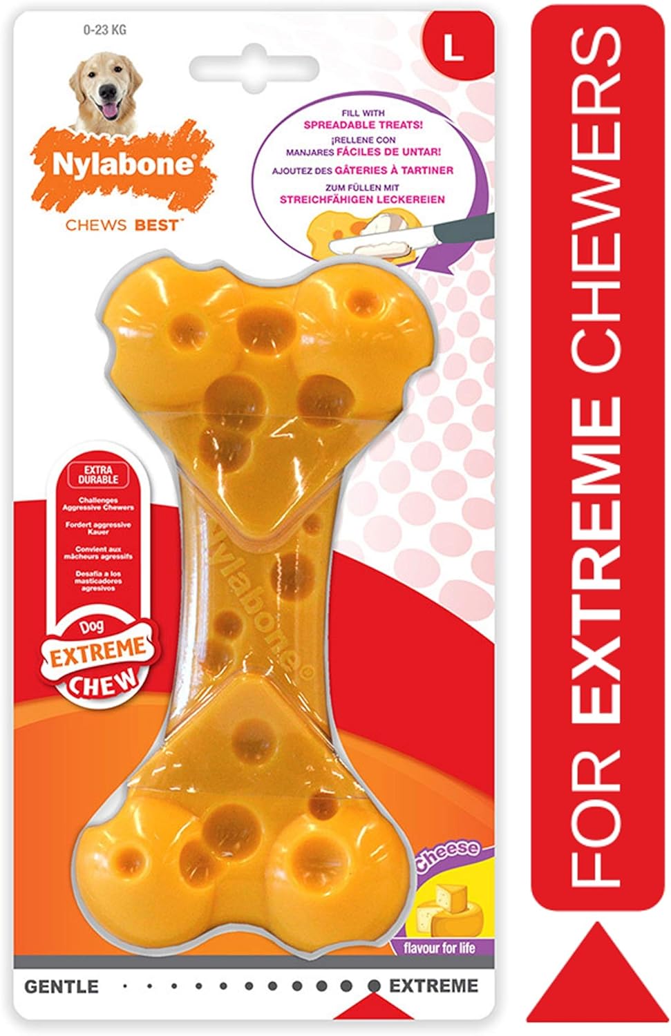 Nylabone Cheese Bone Large