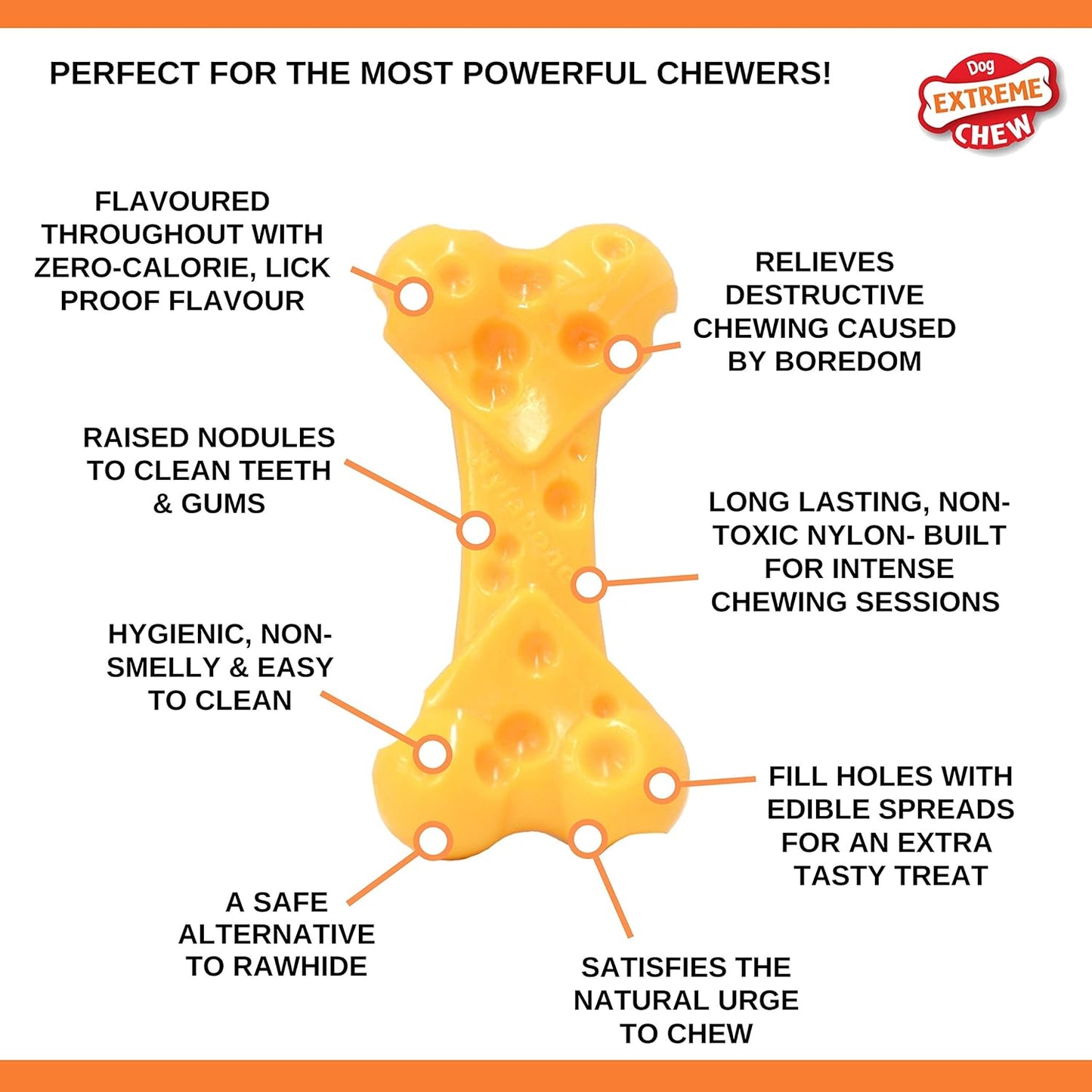 Nylabone Cheese Bone Large