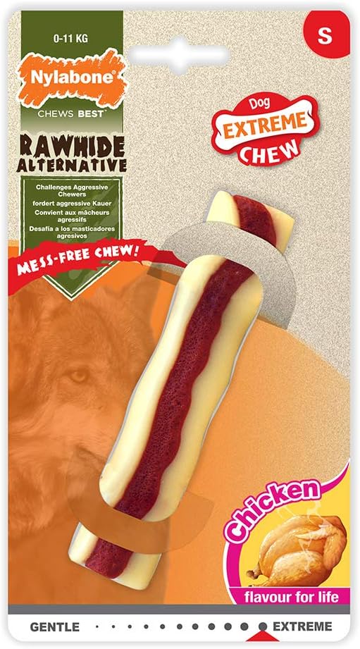 Nylabone Chicken Roll Small Rawhide Alternative