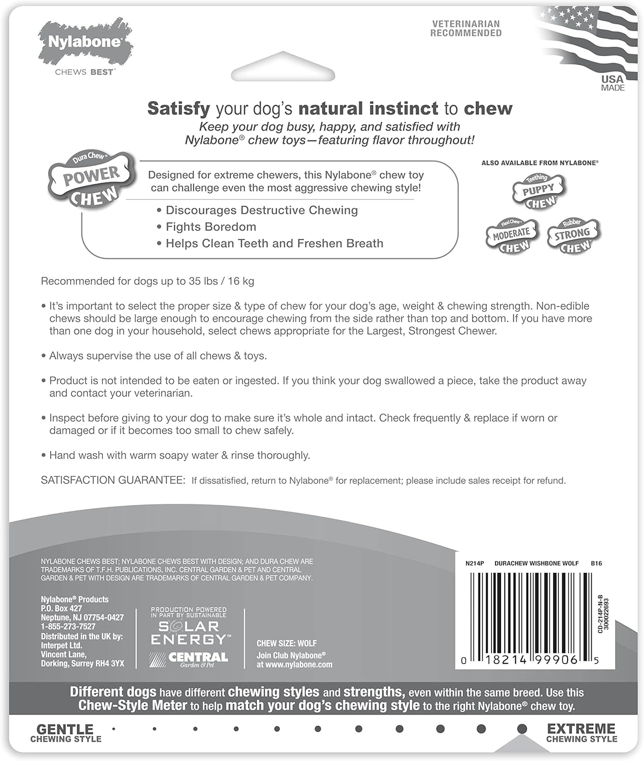 Nylabone Dura Chew Wishbone Medium