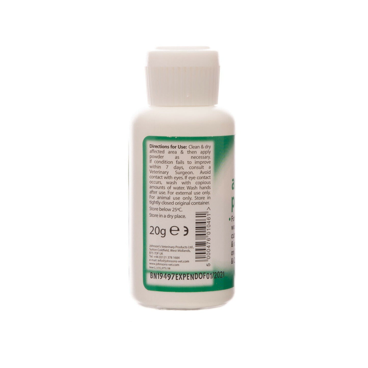 Johnson's Veterinary Antibacterial Powder Cat & Dog 20g