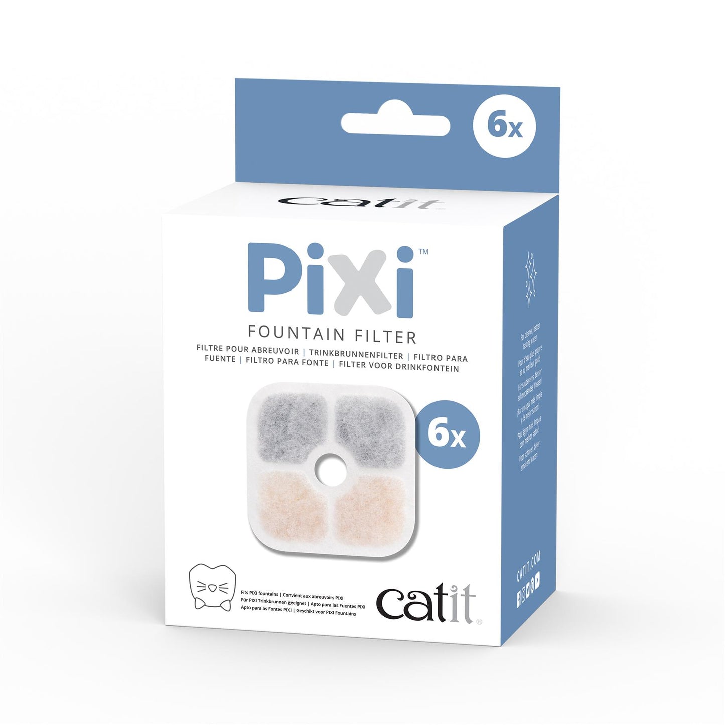 Catit Pixi Cartridge Fountain Filter 6 Pcs