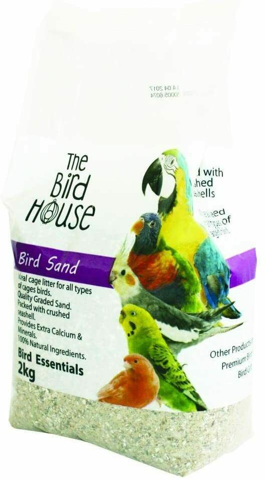 The Bird House Bird Cage Sand With Crushed Oystershell 2kg