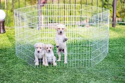 Rosewood Hexagon Puppy Play Pen