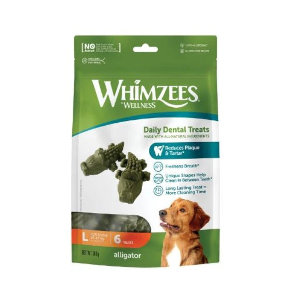 Whimzees Large Alligator 6 Pack