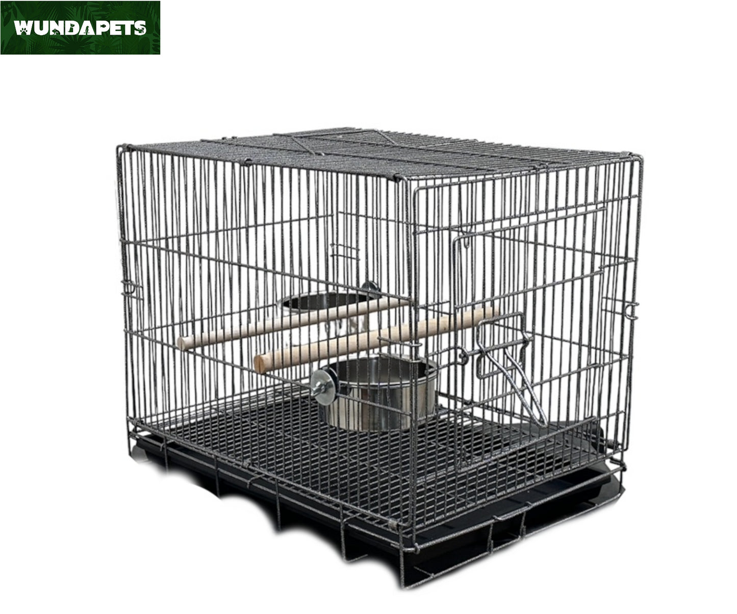 Wundapets Parrot Carrier 19" Antique Black