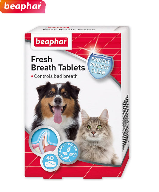 Beaphar Fresh Breath Tablets 40 Pcs