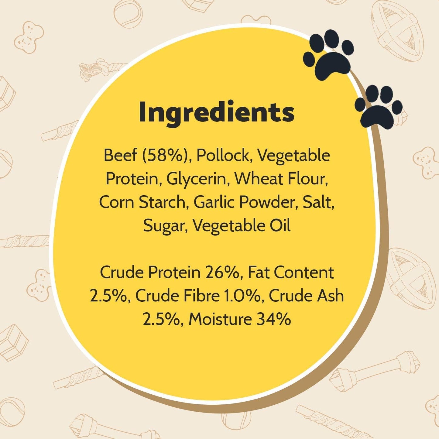 Good Boy Pawsley & Co Beef Bites 65g