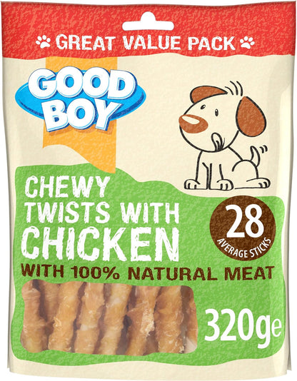 Good Boy Chewy Twists With Chicken 320g