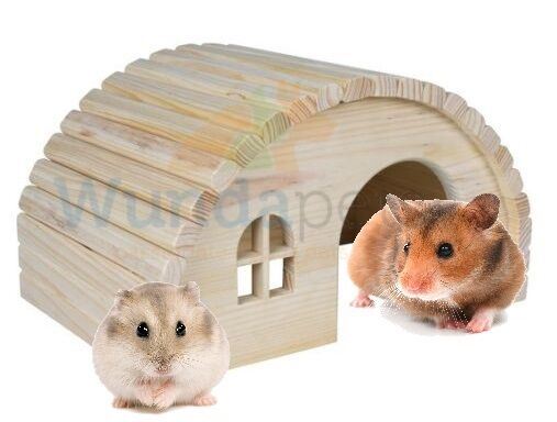 Trixie Wooden Curved Roof Hamster House