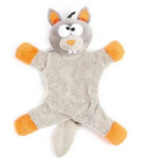 Freaky Flatliner Crinkly Soft Toy Squirrel