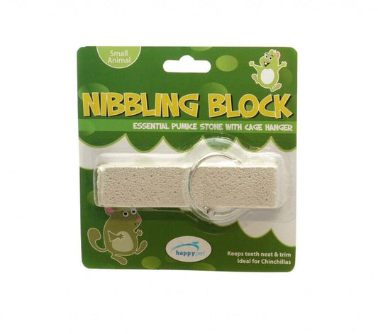 Happypet Nibbling Pumice Stone With Cage Hanger