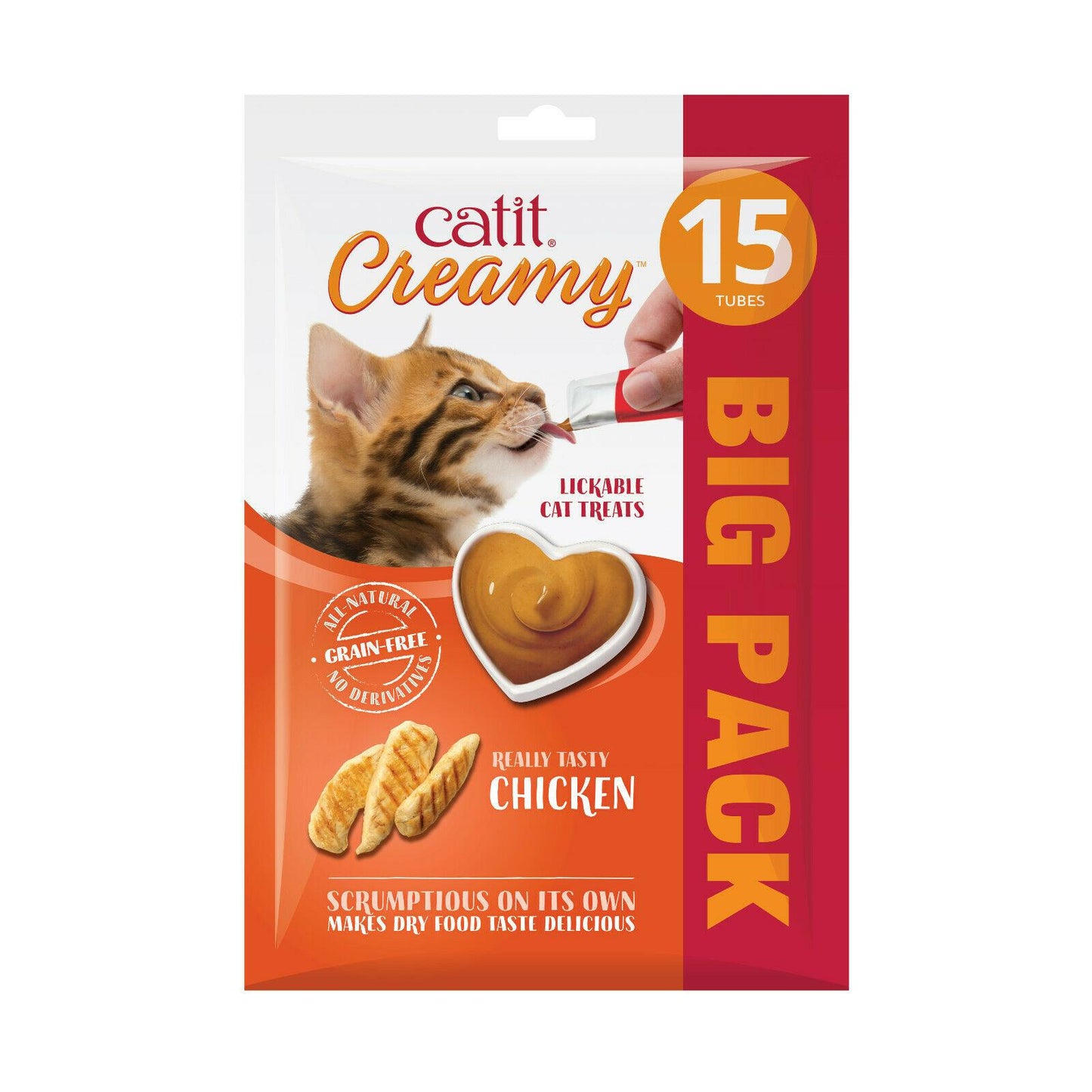 Catit Creamy Chicken 15 Tubes