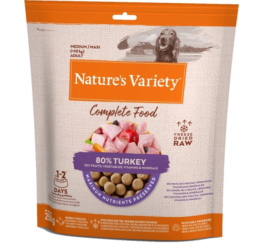 Natures Variety Freeze Dried Complete Food Turkey 250g