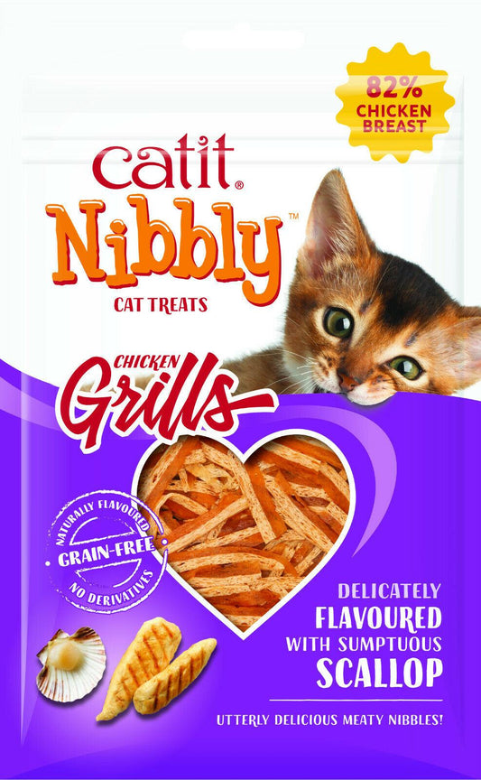 Catit Nibbly Grills Chicken & Scallop 30g