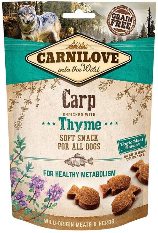 Carnilove Carp Enriched With Thyme Gf Treats 200g