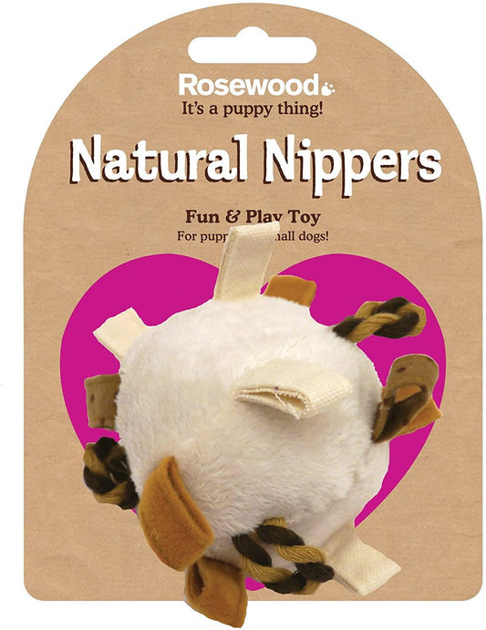 Natural Nippers Loopy Squeaky Fun Ball