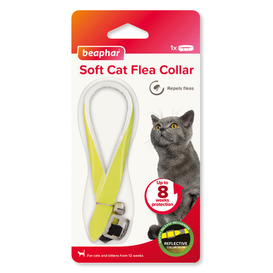 Beaphar Reflective Yellow Cat Flea Collar