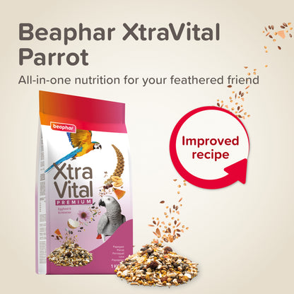 Beaphar Xtra Vital Parrot 1kg Bag