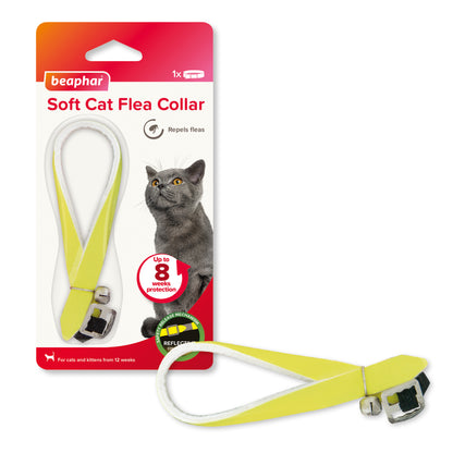 Beaphar Reflective Yellow Cat Flea Collar