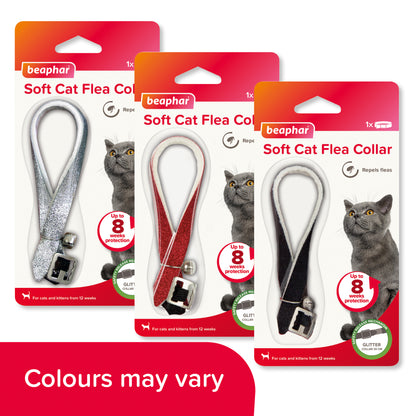 Beaphar Glitter Cat Flea Collar Assorted Colours