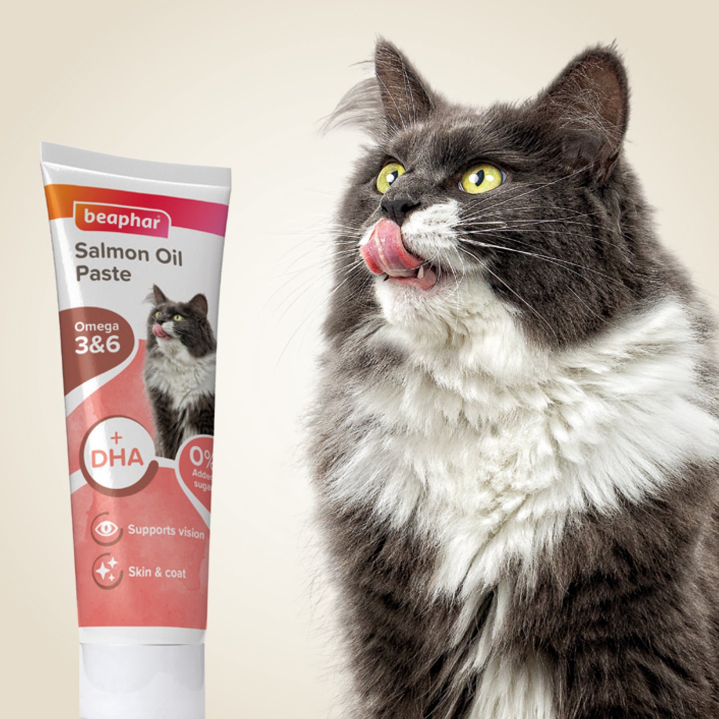 Beaphar Salmon Oil Paste For Cats 100g