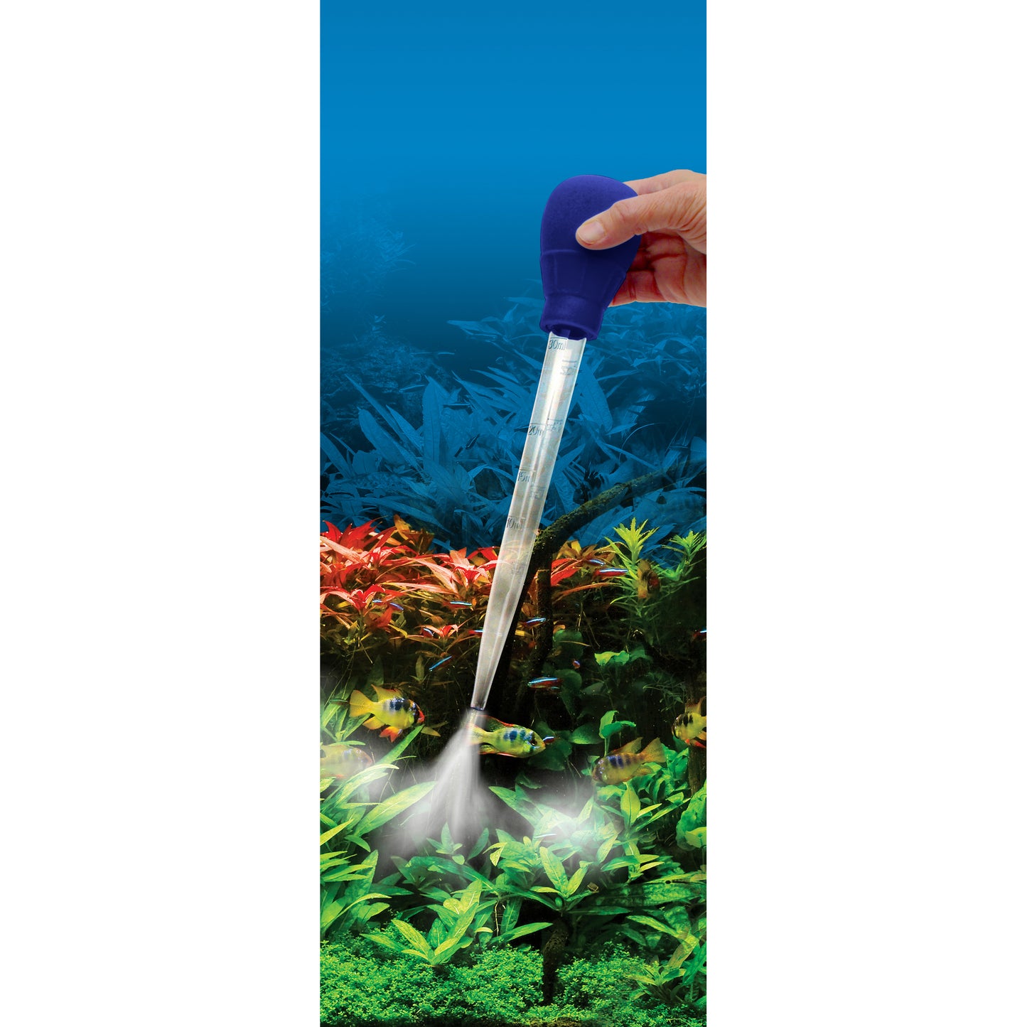 Fluval 3 in 1 Waste Remover & Feeder 28cm