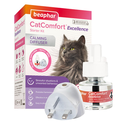 Beaphar Cat Comfort Excellence Plug In Diffuser & 48ml Comfort Refill