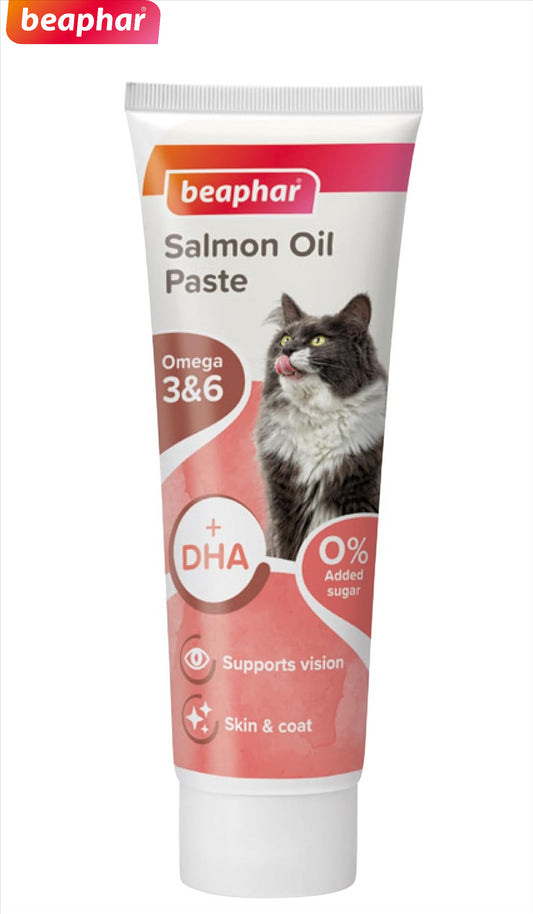 Beaphar Salmon Oil Paste For Cats 100g