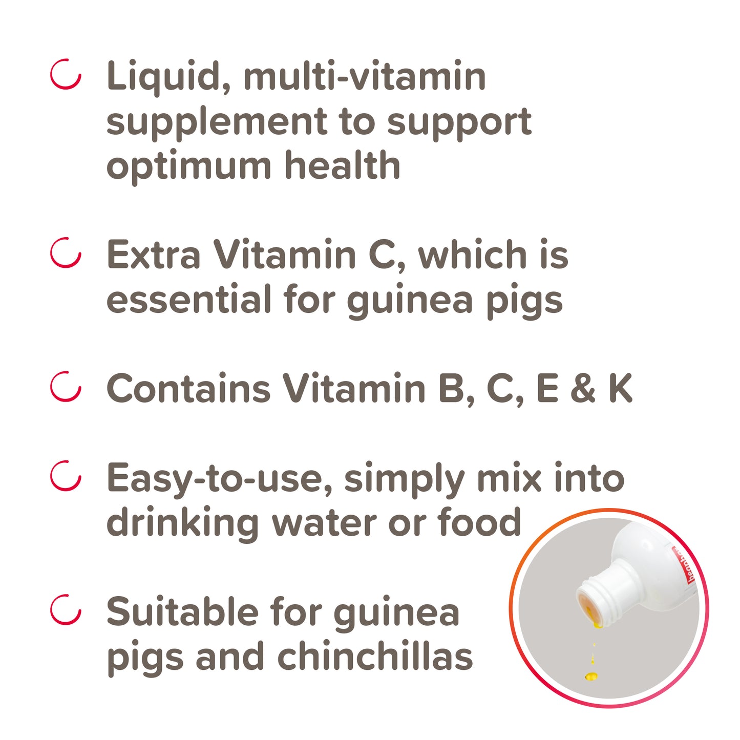 Beaphar Guinea Pig Vitamin Solution 100ml