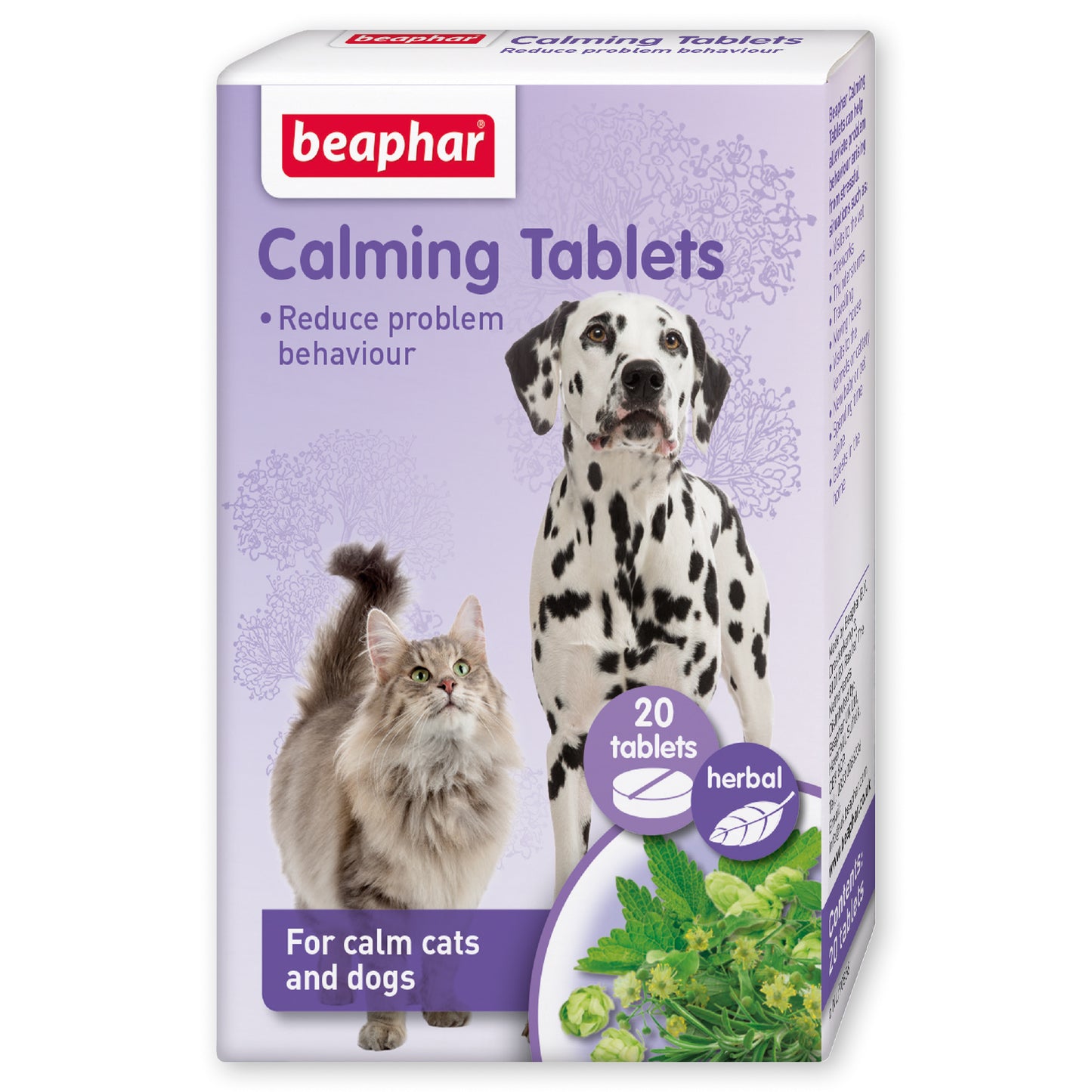 Beaphar Calming Tablets For Cats & Dogs 20 Tablets