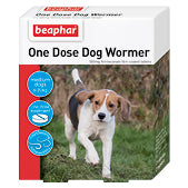 Beaphar One Dose Wormer Medium Dog 2 Tablets