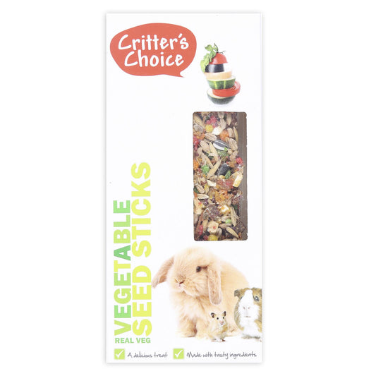 Critter's Choice Small Animal Seed Sticks Vegetable 2 Sticks 100g