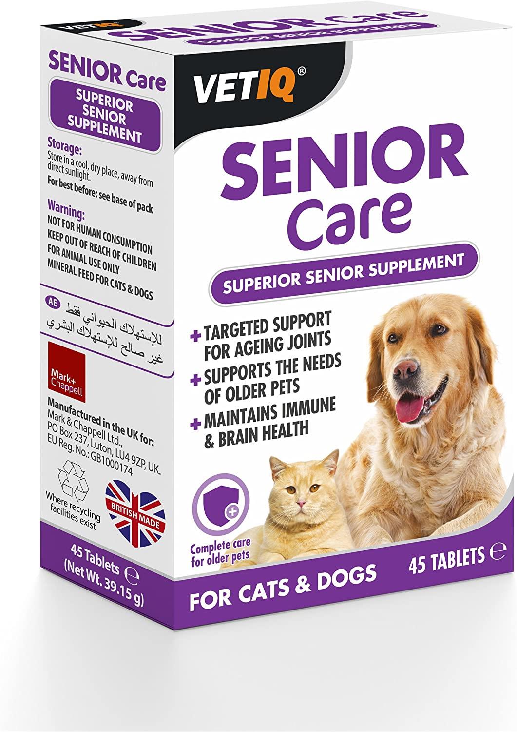 VetIQ Senior Care Tablets For Ageing Joints 45 Tablets