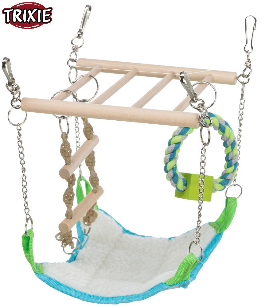 Trixie Suspension Bridge Hamster Hammock 17 x 22 x 15cm