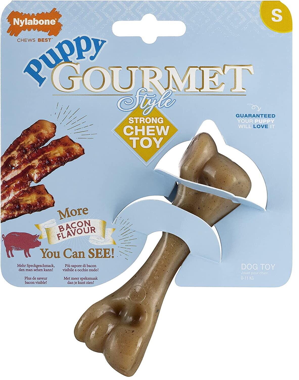 Nylabone Gourmet Puppy Gourmet Femur Bacon