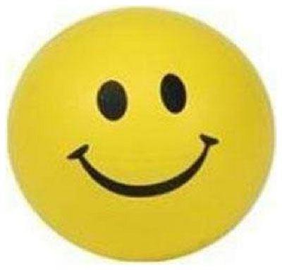 Classic Vinyl Smile Face Ball 60mm