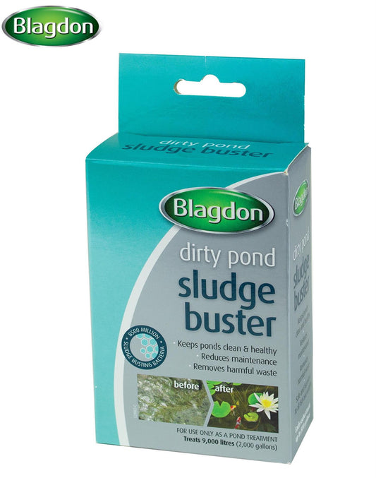 Blagdon Dirty Pond Sludge Buster Box Of 4 Sachets Treats 2000 Gallons