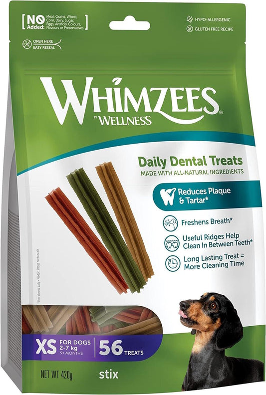 Whimzees Extra Small Stix 56 Pack