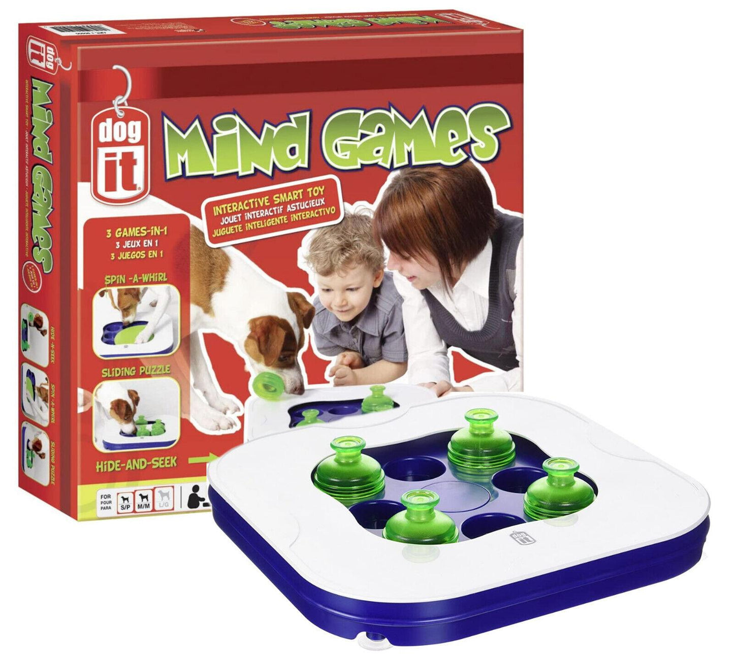 Dogit Mind Games 3 in 1 Interactive Smart Game