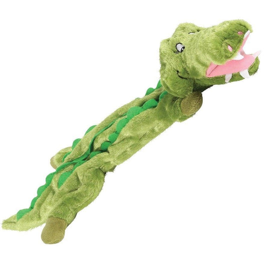 Mad About Pets Wild Crinkler Alligator Dog Toy