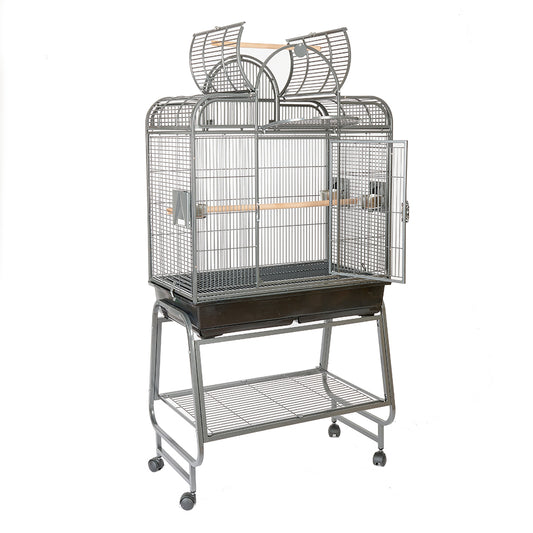 Rainforest Santa Fe Medium Bird Cage Antique Black (2 Boxes)